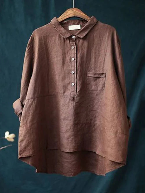 LENORA™ - Relaxed Button-Up Shirt