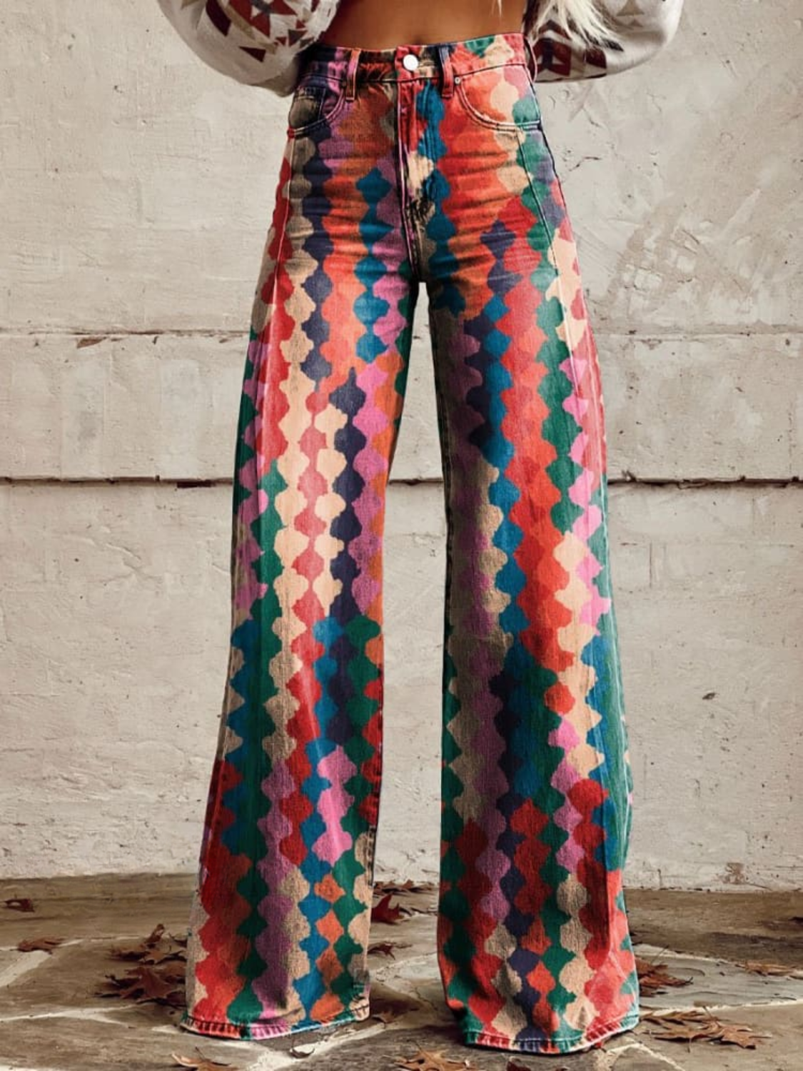 Julia™ - Bohemian Dream wide leg trousers