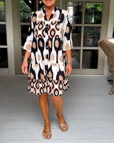 Laura Stylish Print Dress