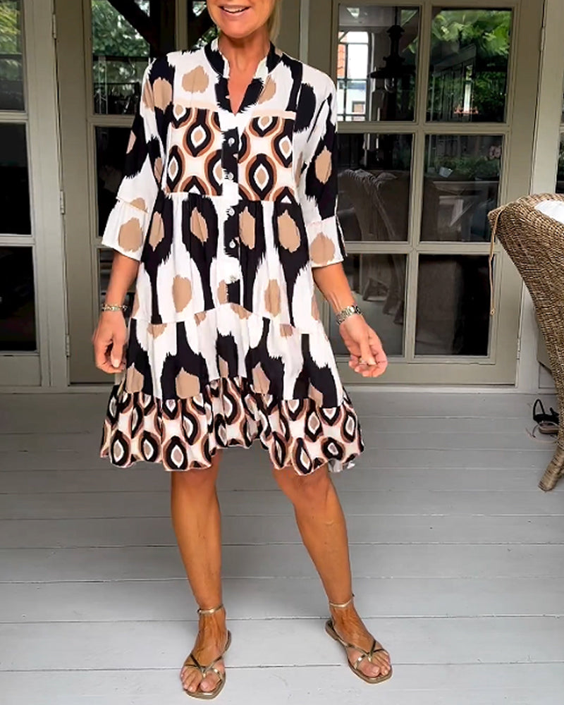 Laura Stylish Print Dress