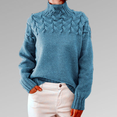 Inès | Elegant cable sweater