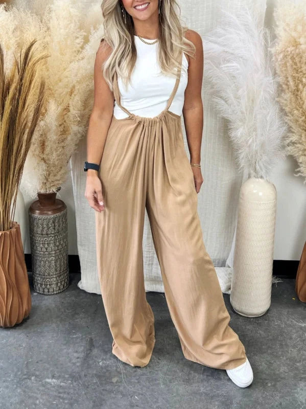 Soft Loose Solid Color Dreams Jumpsuit