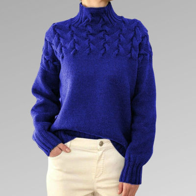 Inès | Elegant cable sweater