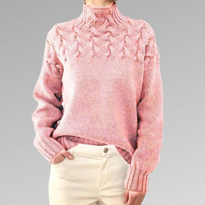 Inès | Elegant cable sweater