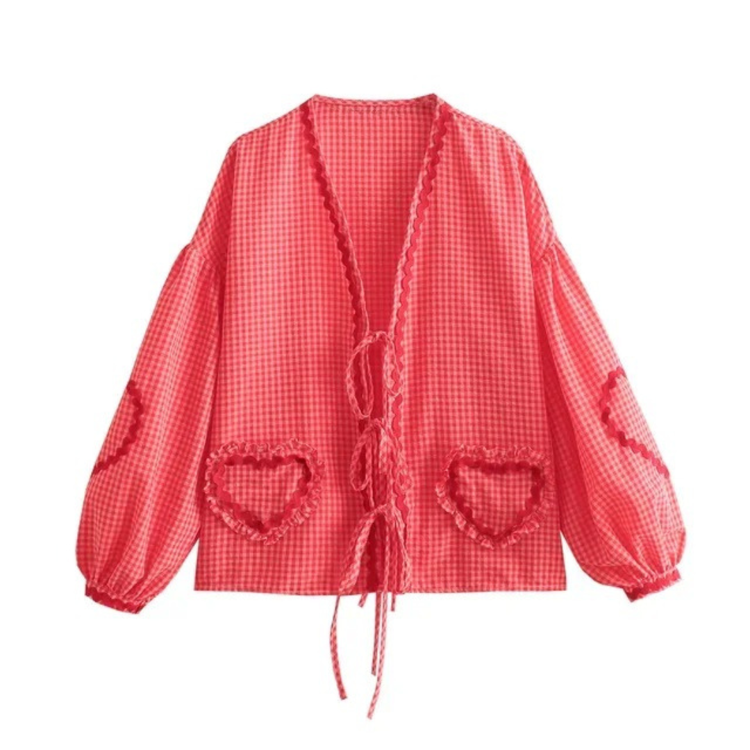 GRACIE Heart Blouse