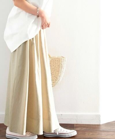 2024 Fall Black Plus Size Linen Skirts Oversize Pleated Skirts Long