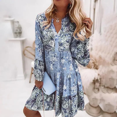 Kimberly Floral Boho Beach Dress