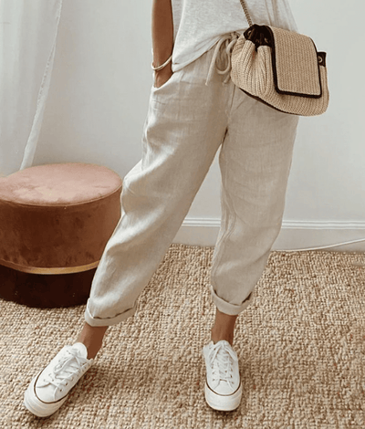 Pia - Relaxed Linen Trousers