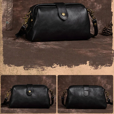 Elise™ - Retro Leather Handmade Bag