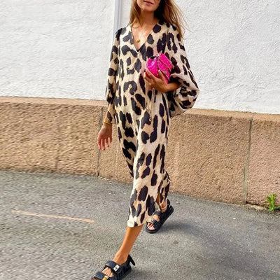 Liza Leopard Print Dress