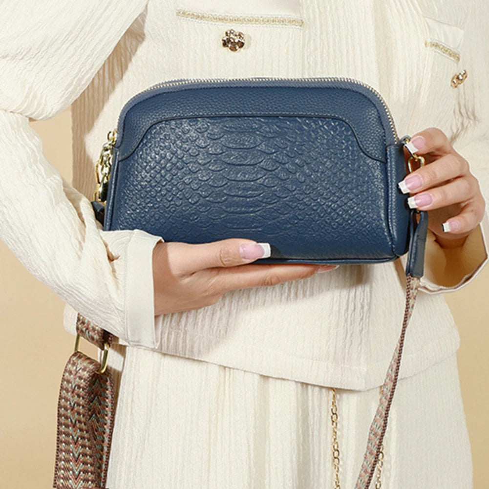 Mia™ - Stylish Alligator Pattern Leather Crossbody Bag