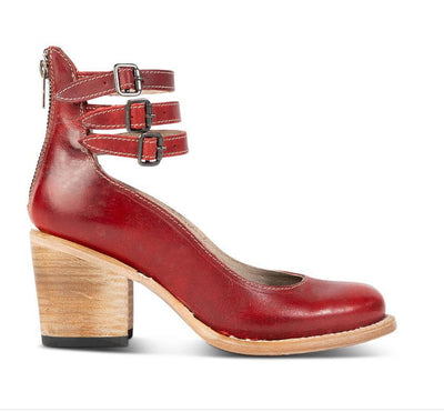 Rina Strapped Block Heel Shoes