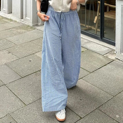 Amelia Casual Striped Pants