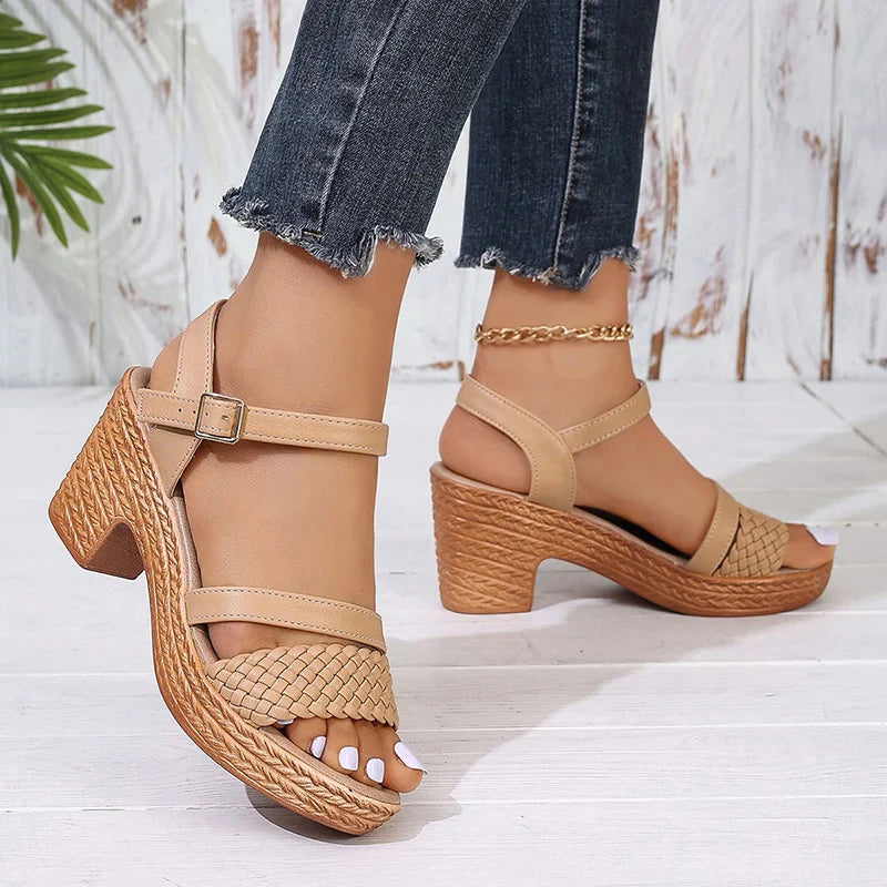 Shira™ - Woven Platform Sandals