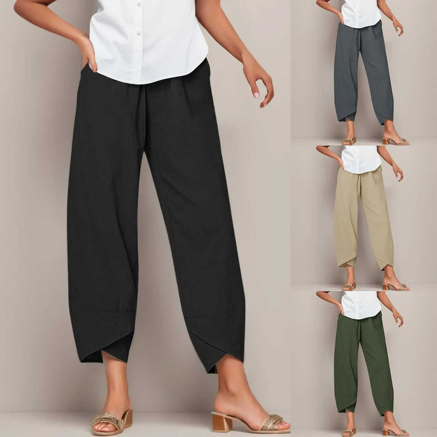 Kim - Cotton Women's Casual pants