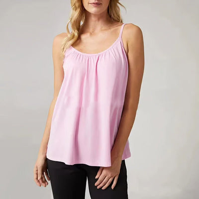 MIMI - LOOSE-FITTING TOP WITH BUILT-IN BRA