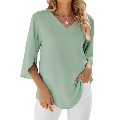 CARA™ - V-Neck Blouse