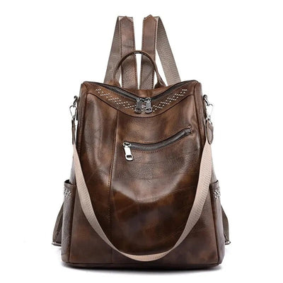 CARINA | VINTAGE LEATHER BACKPACK