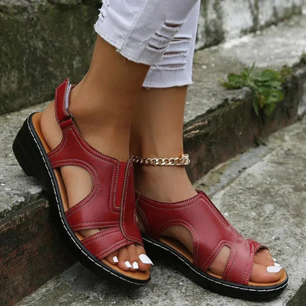 Jolie Orthopedic Leather Sandals